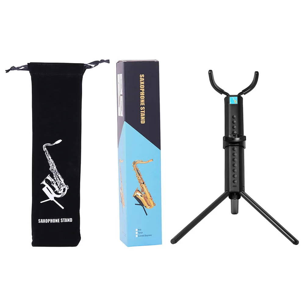 

Tenor Saxophone Stand Foldable Metal Black Tripod High Quality Saxophone Stand Portable Woodwind Instruments Accessories & Parts