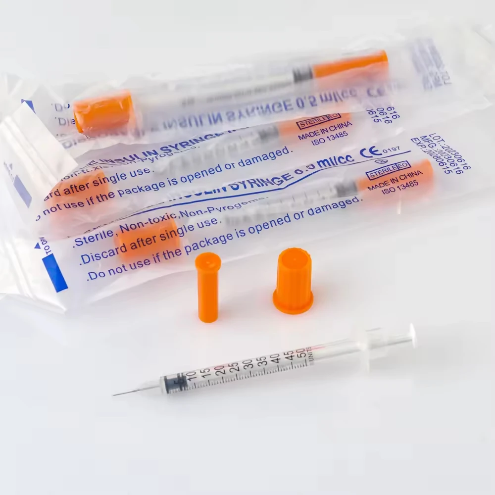 U-100 0.5cc 30G 5/16 Syringe 100 Pack - Individually Sealed 0.5ml 31G | Buy Now with Express U-100 0.5cc 30G 5/16 Syringe 100 Pack - Individually Sealed 0.5ml 31G | Buy Now with Express