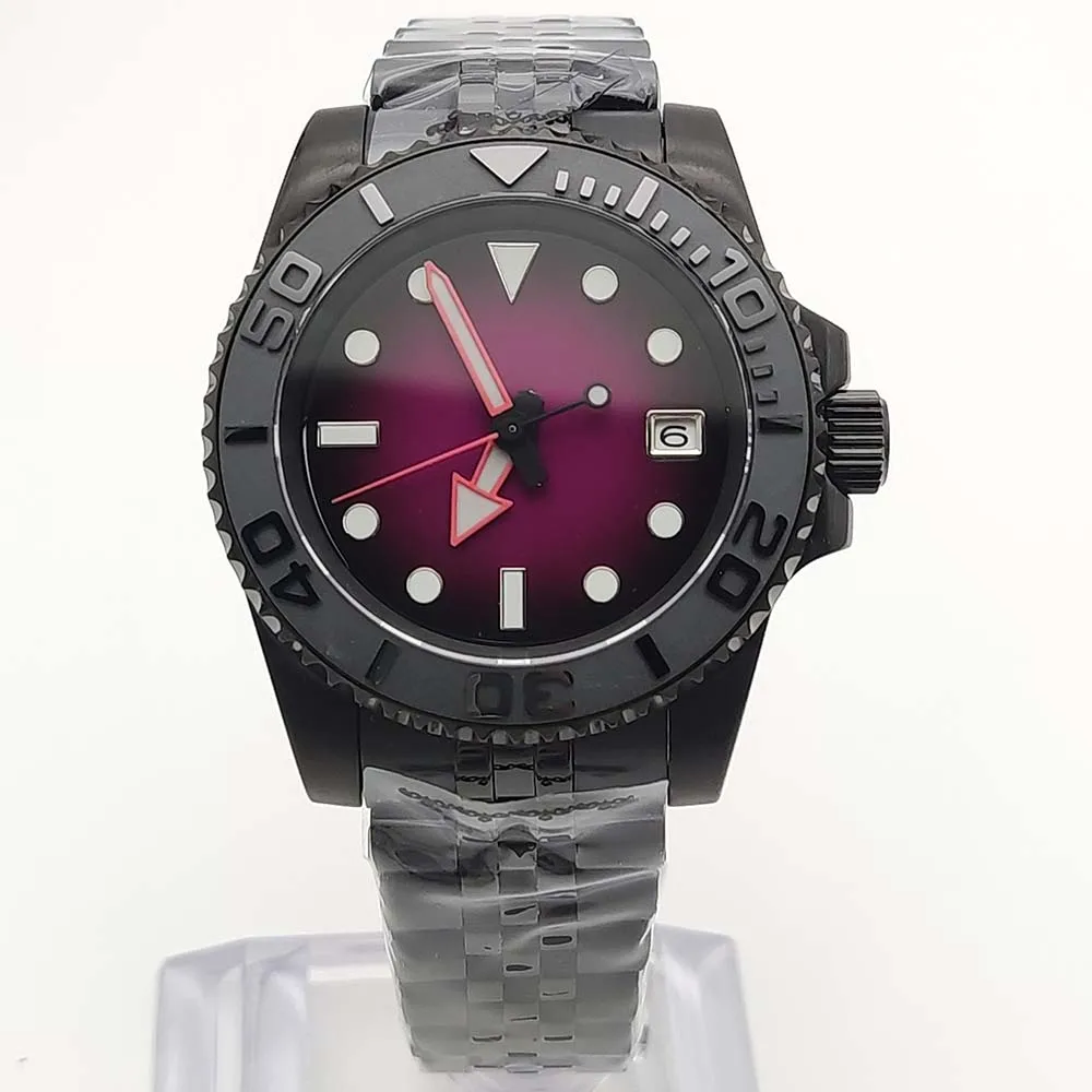 التلقائي ساعات آلية للرجال موضة التدرج اللون ساعة...