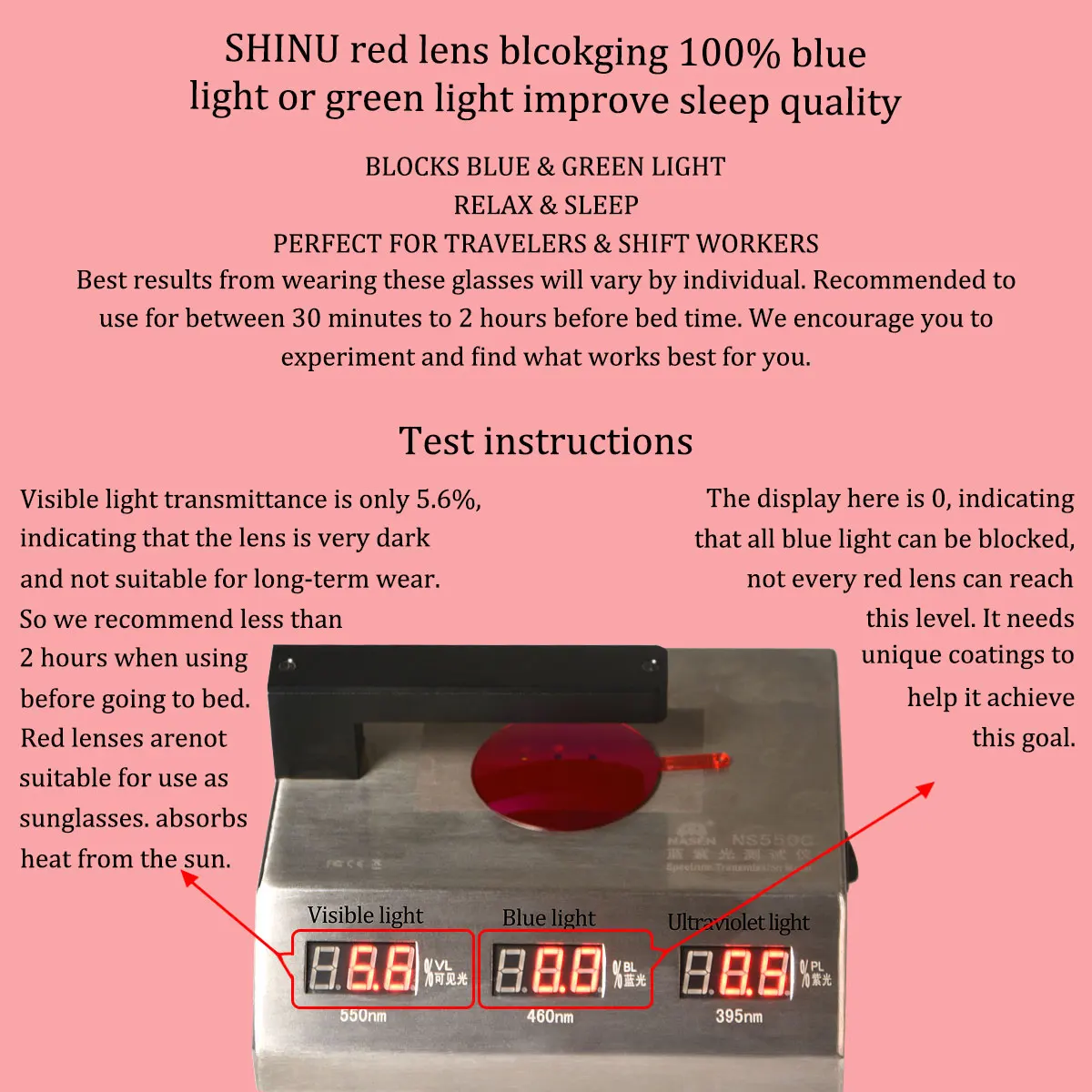 anti blue light glasses men square frame shape red lens full blocking for good sleep orange for long time working with bluelight