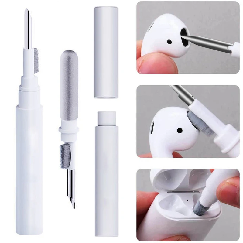 Bluetooth Headset Cleaning Tools for Airpods Pro 1 2 3 Durable Earbuds Case Cleaner Kit Clean Brush Pen for Xiaomi Airdots 3Pro