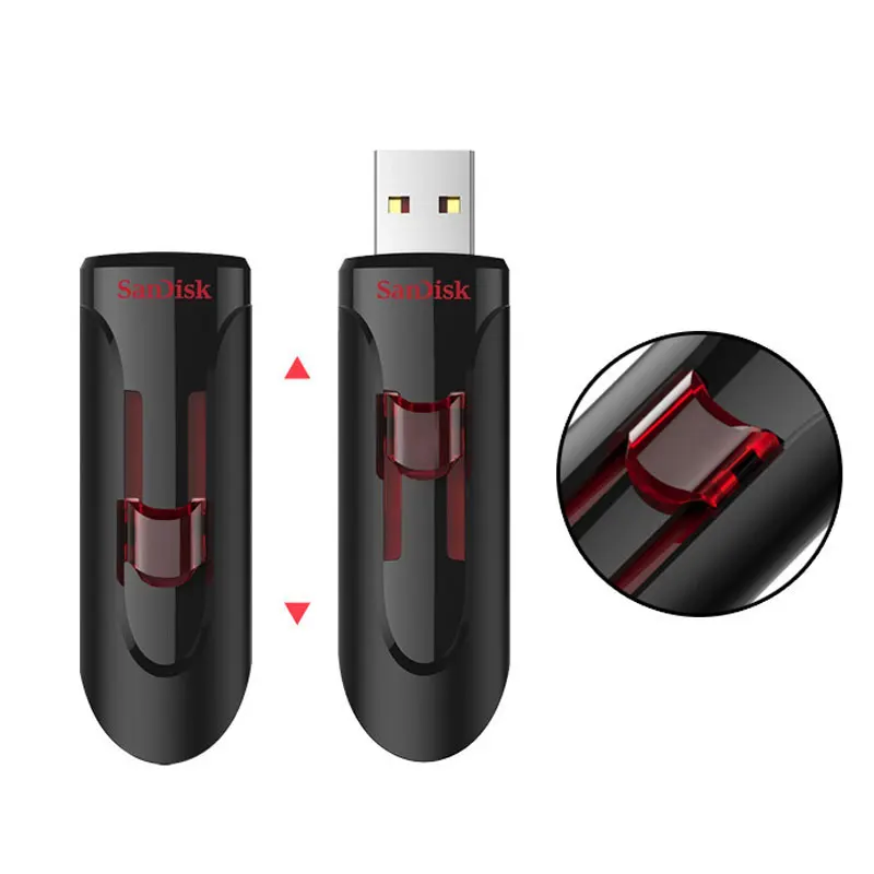 Sandisk Pendrive 128gb 64gb 32gb 256gb USB Flash Drive 32 64 128 16 GB Pen  Drive