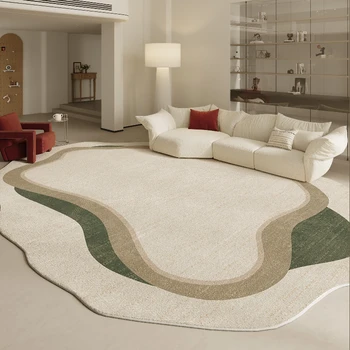 Modern Irregular Plush Area Rug 1