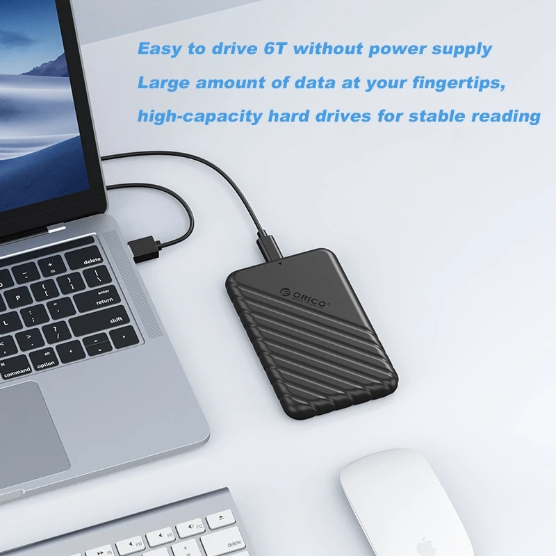 ORICO  HDD ̽, USB 3.0 , ϵ ̺ Ŭ, SATA 5Gbps HDD SSD, PC ƮϿ, 2.5 ġ