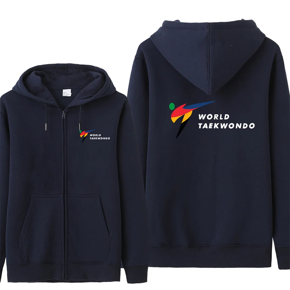 WTF World Taekwondo Federation Hoodies Men Fleece Cool WTF Sweatshirt Hoody Unisex Streetwear 2