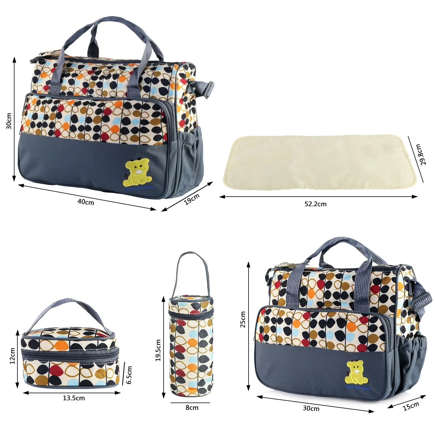 Mommy Diaper Bag Set 4