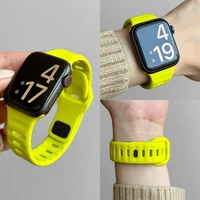 Bracelet en silicone pour Apple Watch Ultra 3 49mm 45mm 41mm 38mm, bracelet iWatch SE3 44mm 40mm Série 11 46mm 42mm 10 9 8 7 6 5 1