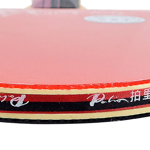 Original PALIO 3 Stars Carbon Table Tennis Racket with CJ8000 Rubber Loop Offensive Spin Attack Ping Pong Bat with Bag 5