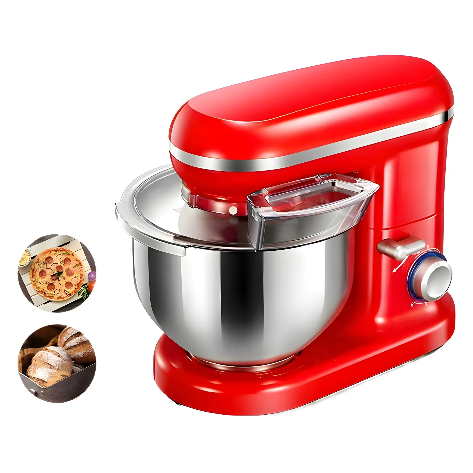 Fully Automatic Household Dough Kneading Machine Commercial Chef Machine Blender Kitchen Utensils Home Appliance Food Mixers 5