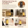 Desktop 500W PTC ceramic fan heaters for home office warm heater fan 6