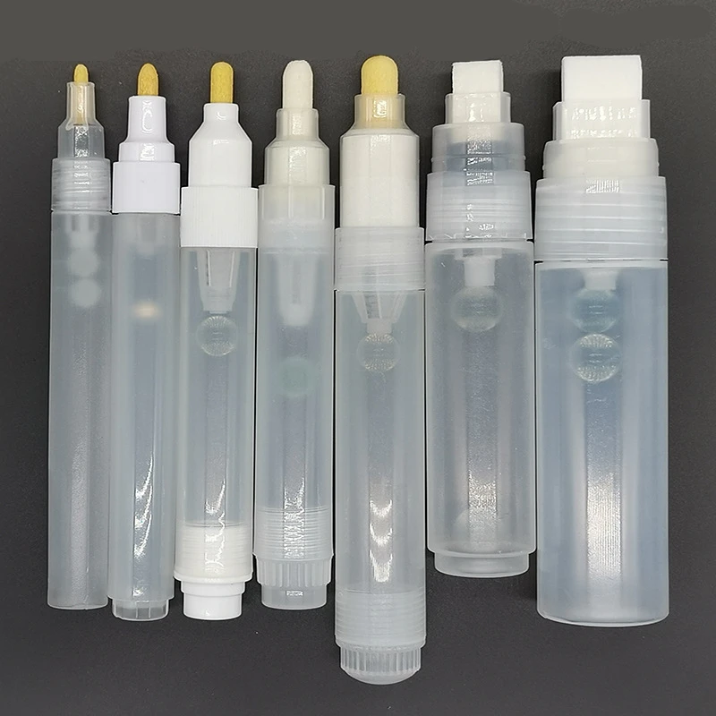 1Piece Repeatable Paint Markers Plastic Empty Pen Rod Liquid Chalk
