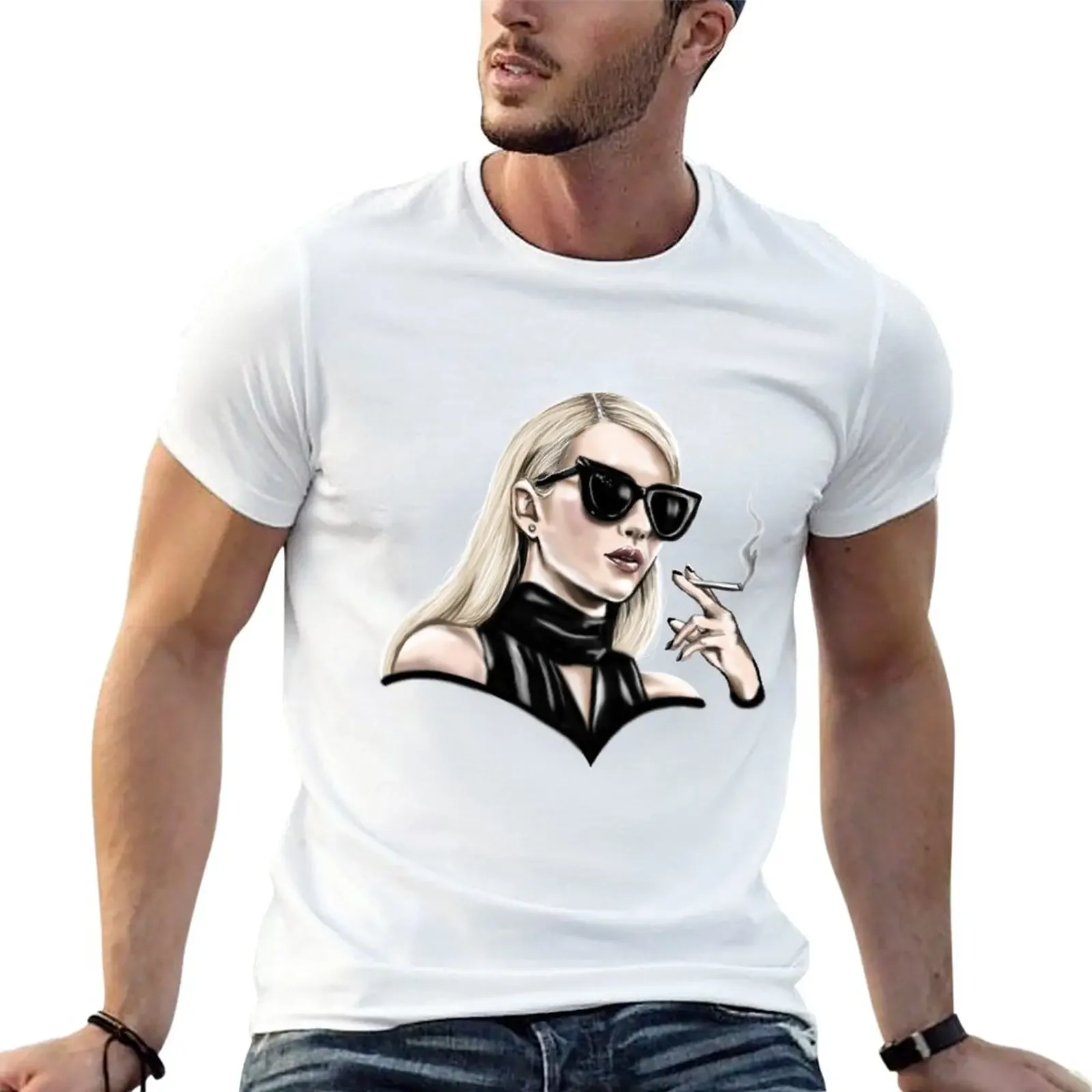 T-Shirt Madison Bell Graphics Cute Tops Customizeds Magliette In Cotone Da Uomo