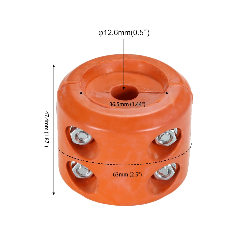 

Universal Winch Cable Hook Stop Stopper Rubber Cushion for ATV UTV Winch
