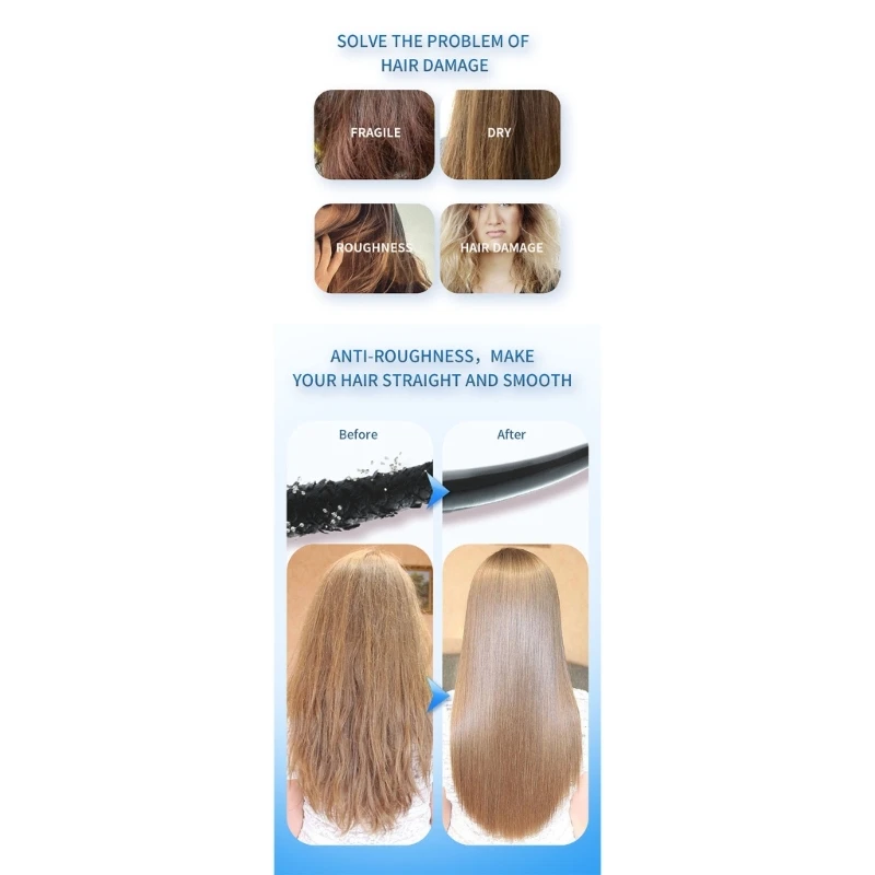 Augeas Keratin Repair Hair Treatments Cream Curly Hair Straightening Cream