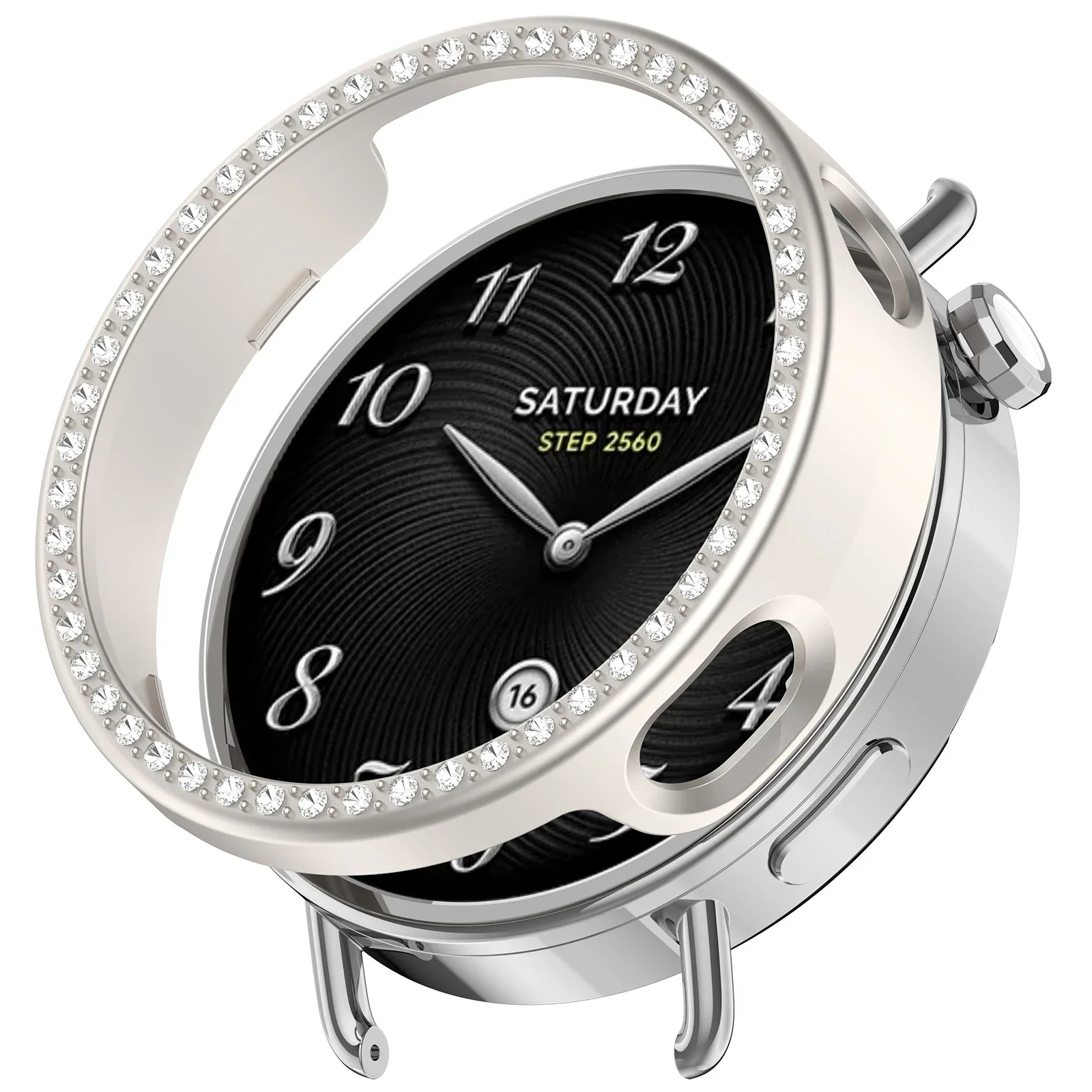 Diamond Protective Case for Smartwatch - Premium Strap Cover & Screen Protector Accessory