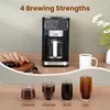 12 Cup Programmable Drip Coffee Maker with Touch Screen,Auto Shut-Off, 4-Hour Keep Warm Plate, Anti-Drip System,Permanent Filter 5