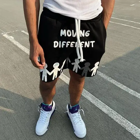 Pantalones cortos de skateboard para hombre, ropa de calle para varias personas Harajuku, patrón de parejas, y2k, pantalones de chándal, pantalones cortos de baloncesto, 2024