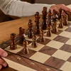 Chess Set - Magnetic Foldable Portable Solid Wood Chess Board - Educational Games for Students and Kids - Christmas Gift 4