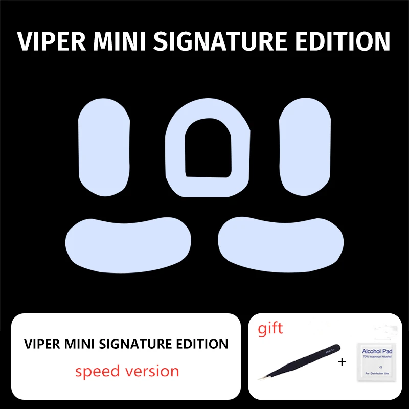 Conjunto Pacote Substituição do Mouse Patins para Razer Viper Mini se Assinatura Edição Controle Velocidade Mouse Pés Versão Gelo Ratos Desliza 1 - Imagem 3