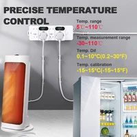 Tuya WIFI Digital Thermostat Socket 16A Outlet Plug Remote Temperature Controller Timer Switch Cooling Heating 3M NTC Sensor - Image 3