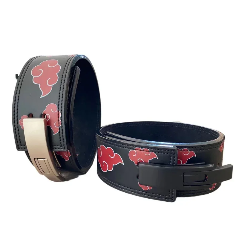 Ceinture D'haltérophilie Imprimée Anime - Cuir, Réglable - Marque Crystne - Neuf