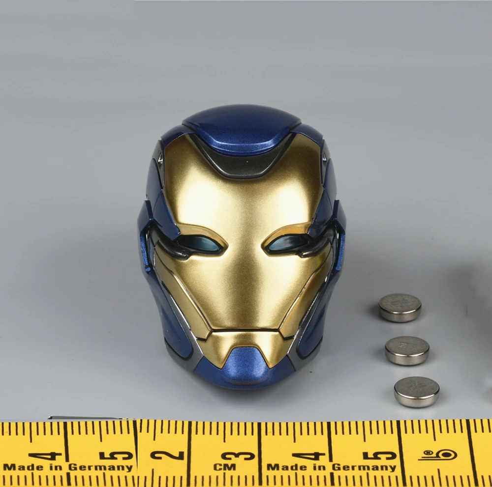 

Hottoys HT 1/6 MMS538D32 Steel Pepper Mask Head Can Be Light Model Fit 12" Doll Action Figure Collect