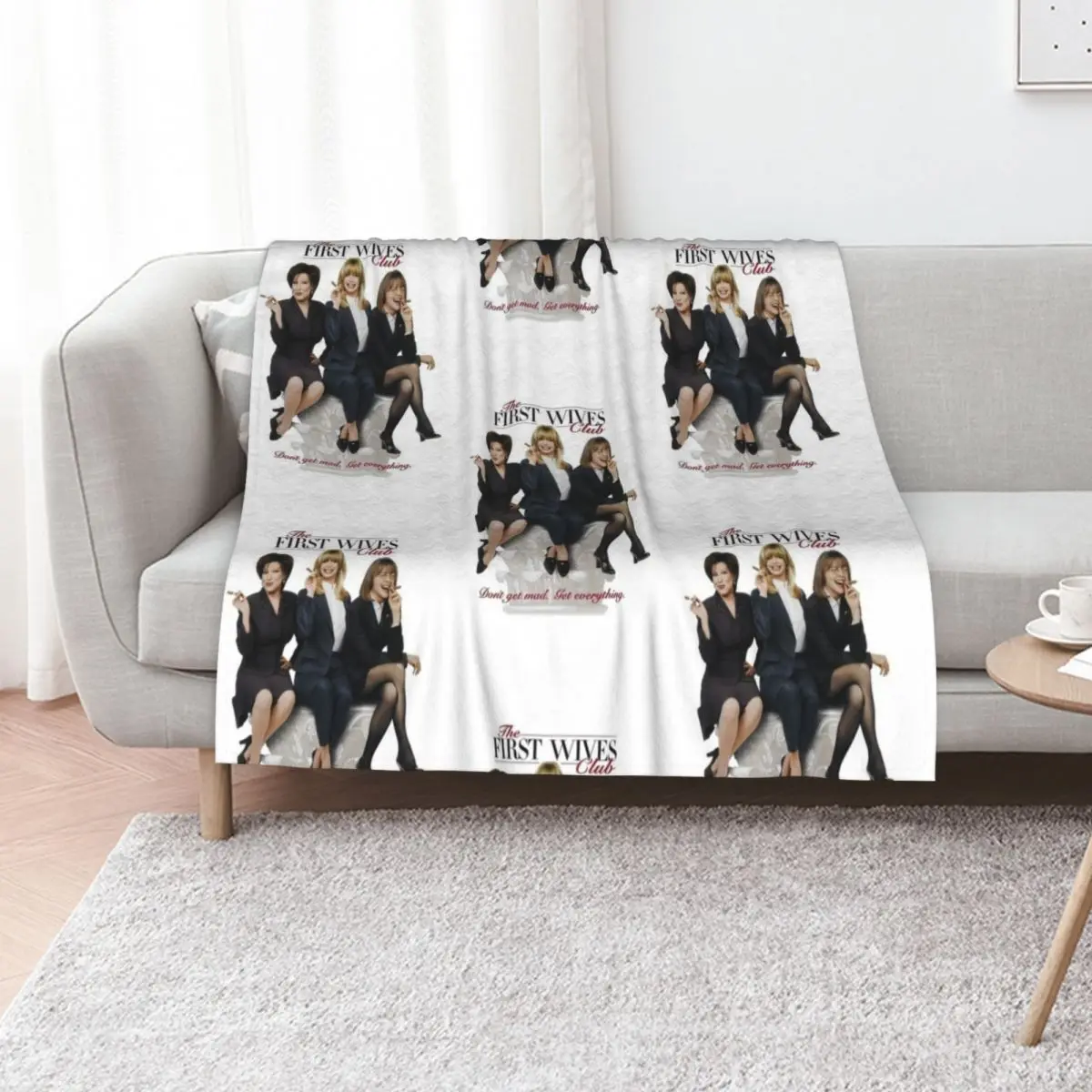 Affiche du film First Wives Club (1996) - Goldie Hawn, Bette Midler, Diane Keaton, couverture vintage rétro douce pour lit 1 Affiche du film First Wives Club (1996) - Goldie Hawn, Bette Midler, Diane Keaton, couverture vintage rétro douce pour lit 1
