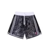American Basketball Shorts Men's Summer Loose Quick-drying Breathable Sports Four-point Pants But Knee James Curry Same Style 4