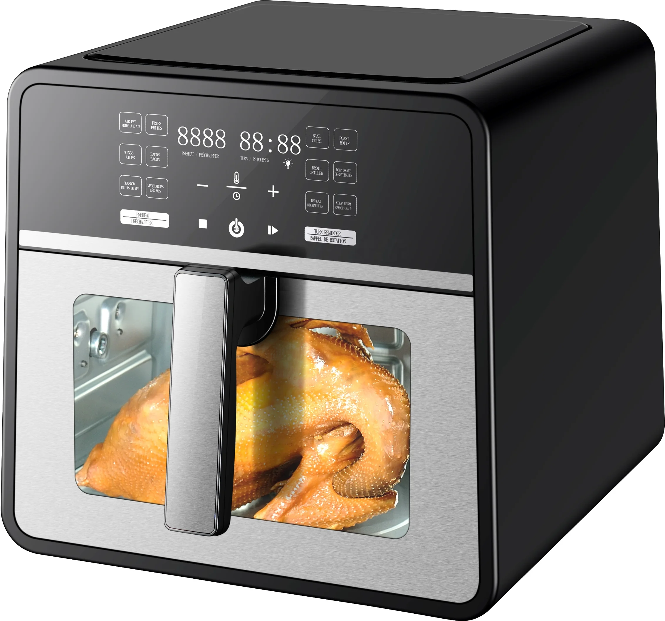 2026 Multifunction Digital Air Fryer – 8L/9L/10L/12L Family Size 4