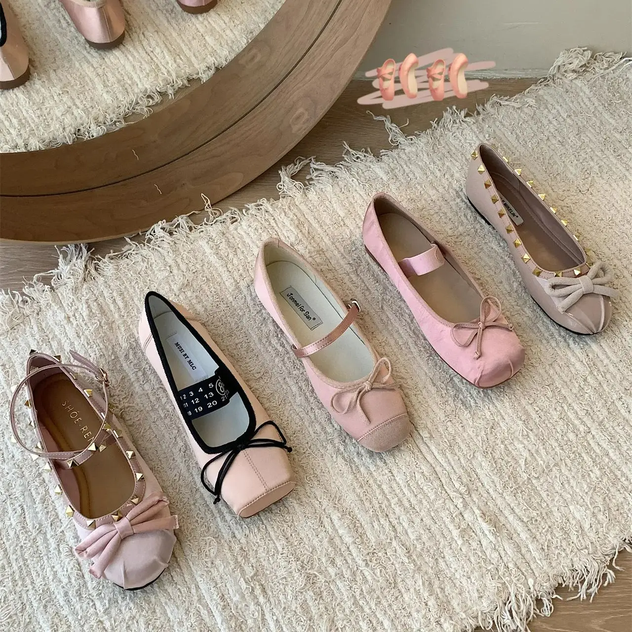 Basse Eleganti Scarpe Comode Primavera Estate Scarpe Basse Donna