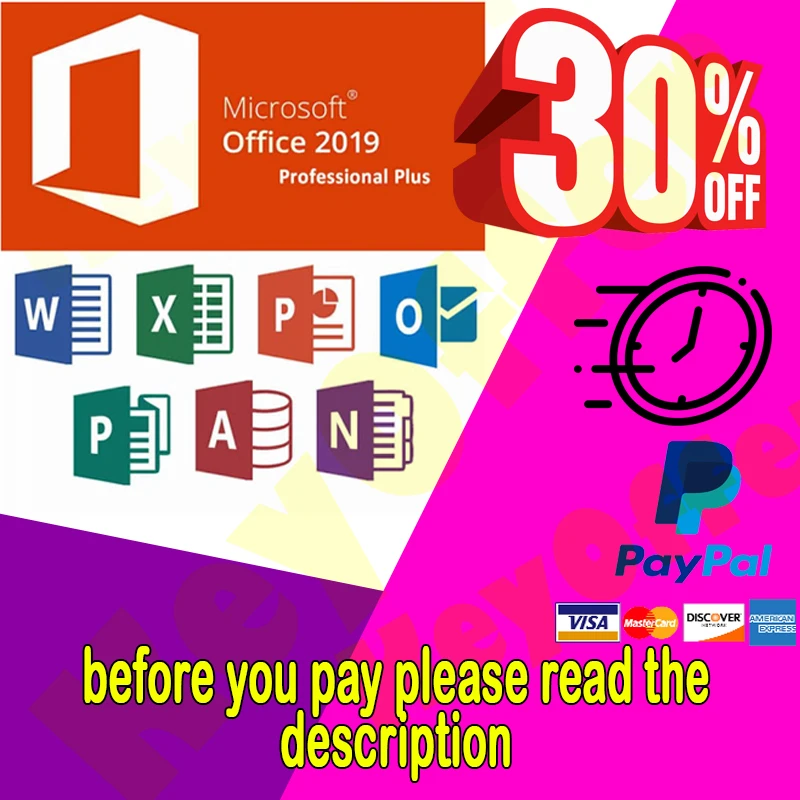 Microsoft Office 2019 専門的なプラス 勝利のための傾斜権限 Servers Aliexpress