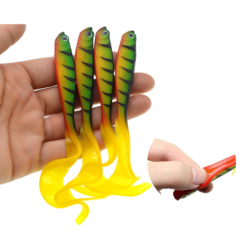 

Topline Track Soft Fishing Lure 12.5cm 6.5g Artificial Silicone Bait Worm Grub Saltwater Wobbler Accessories Fishing Swimbait