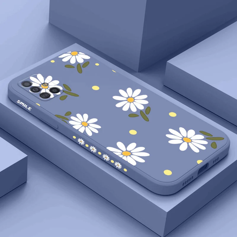 Chrysanthemum Case For Samsung Galaxy A16 A06 A54 A34 A24 A14 A04 A73 A53 A33 A23 A12 A13 A72 A52 A32 A22 A15 A25 A35 A55 4G 5G 6