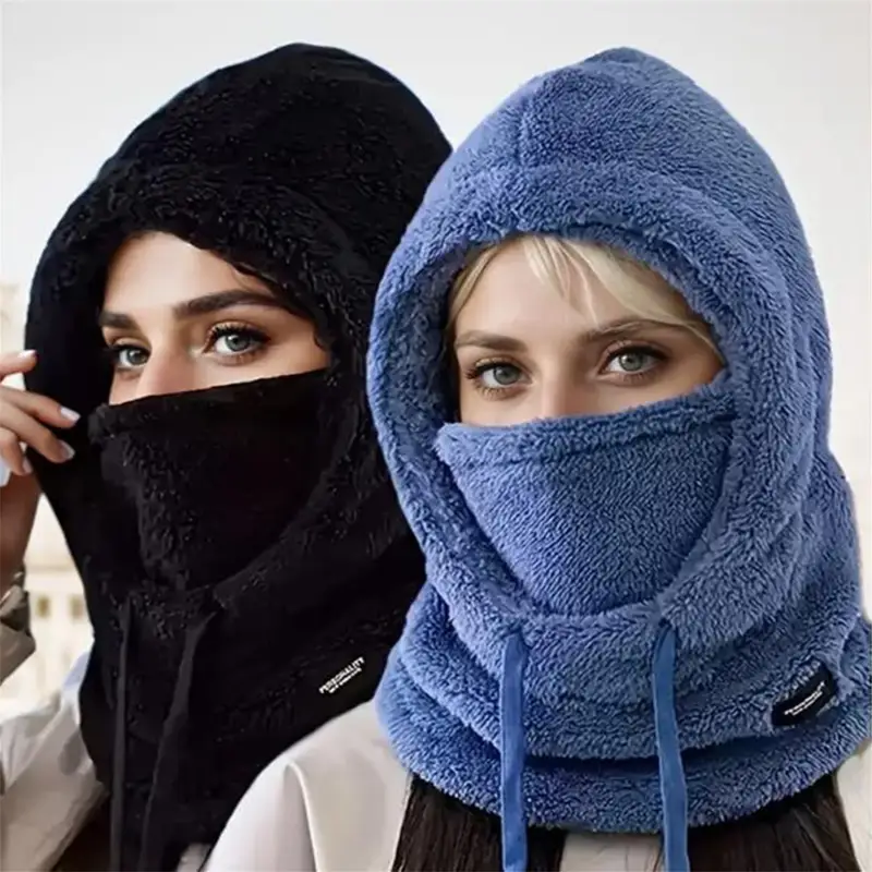 Winter Warm Balaclava Thermal Windproof Hood Motocycle Face Cover Polar Fleece Adjustable Cycling Neck Moto Full Mask Outdoor - Image 6