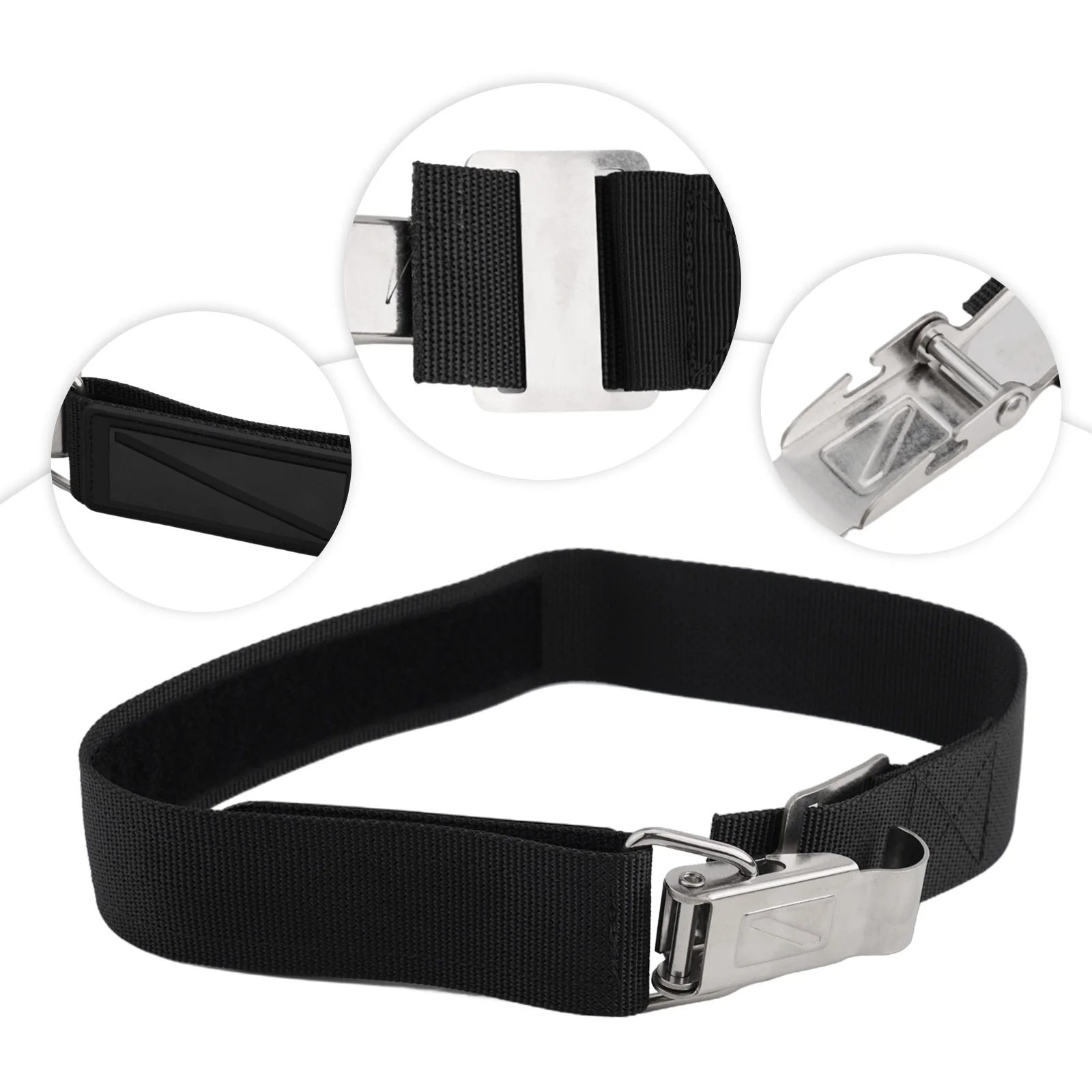 Scuba Diving Tank Band Cylinder Cam Strap+ Quick Release Buckle& Anti-Slip Pad Scuba Diving Snorkeling Accessories