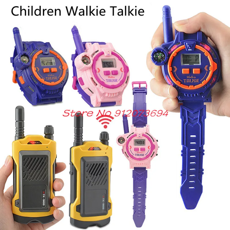 Parent Child Interaction Clear Audio Multifunctional  Walkie Talkie 200M Watch Style Wireless Call Children Walkie Talkie Gift 4