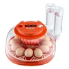 12 Egg Incubator, Automatic Egg Turner with LED Candler, Temperature & Humidity Control, 360° View Clear Window, Poultry Eggs Incubator for Home Farm, Hatching Chicks Ducks Goose Quail