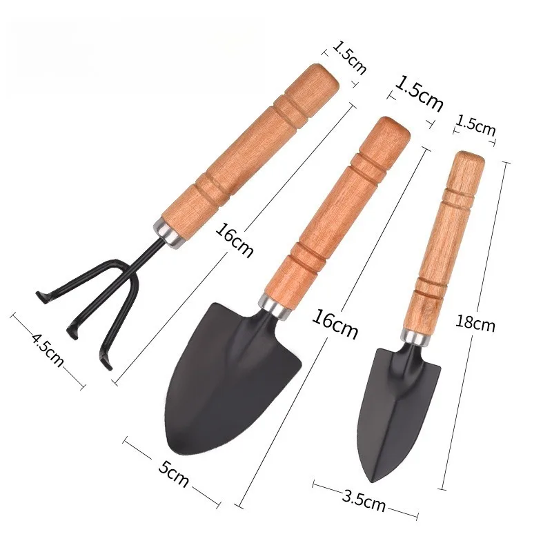 6개 미니 정원 삽 작은 철제 삽 화분용 흙 풀기 도구