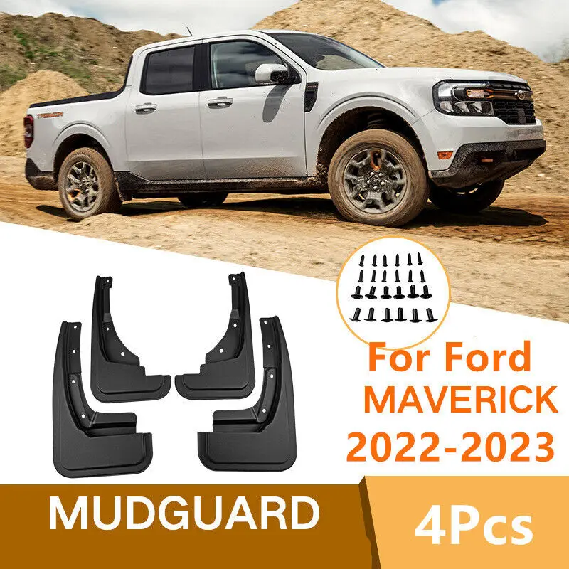 For Ford Maverick XL XLT 2022 2023 Auto Front Rear Mudguards Special Fender  Mudflaps Car Accessories Mud Guard Fender 4Pcs - AliExpress
