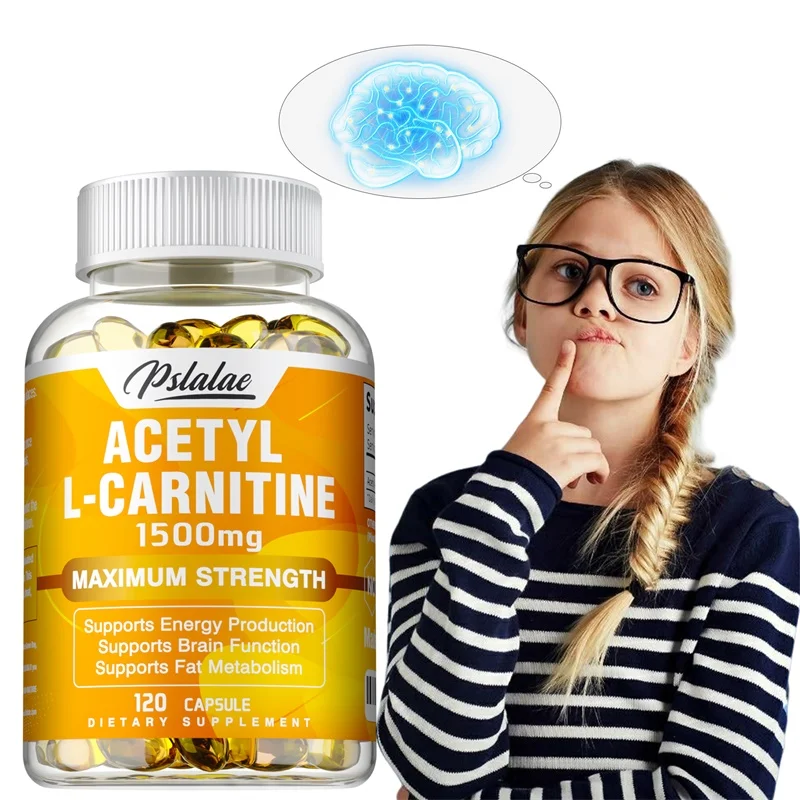 Acetyl l-karnitin kapslar för energi och hjärnhälsa_voghion.com