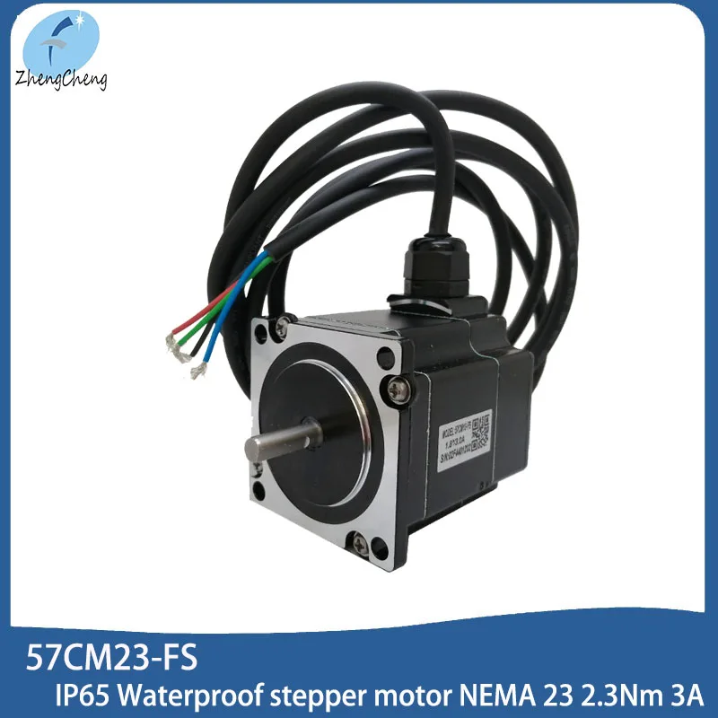Motor Deslizante Impermeável do Ângulo da Etapa do Nema 23 2.3nm 3a 1.8 ° do Nema do Motor Deslizante do Leadshine 57cm23-fs Ip65 Original