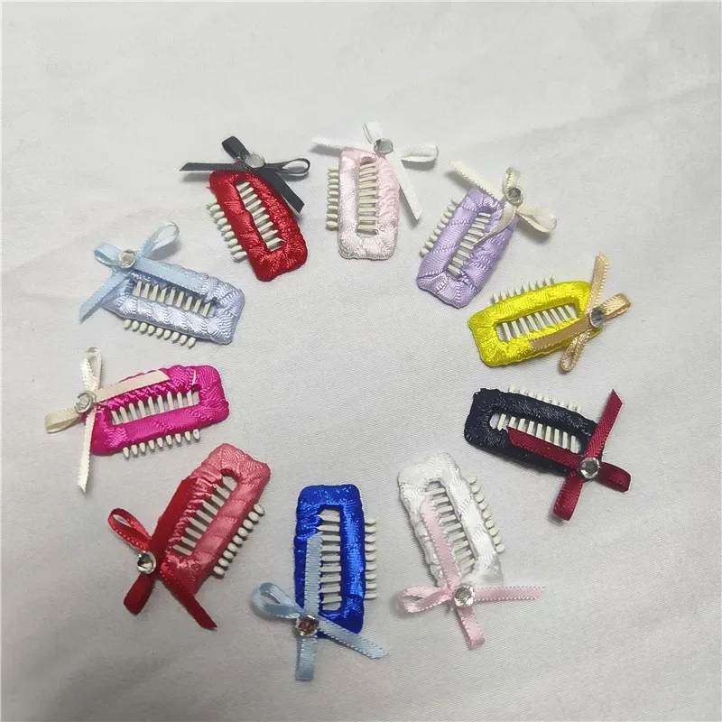 4pcs/set Fashion Cute Bow Cat and Dog Rhinestone Hairpin Pet Bow Hair Accessories Small Pet Dog Beauty Product Princess Gift