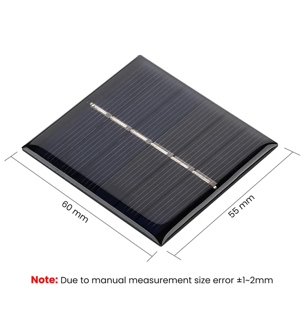 Mini Pannelli Solari 2V 160mA - 10 Pezzi, 50x50 Mm, Per Progetti Fai-da-te E Giocattoli - Foto 2