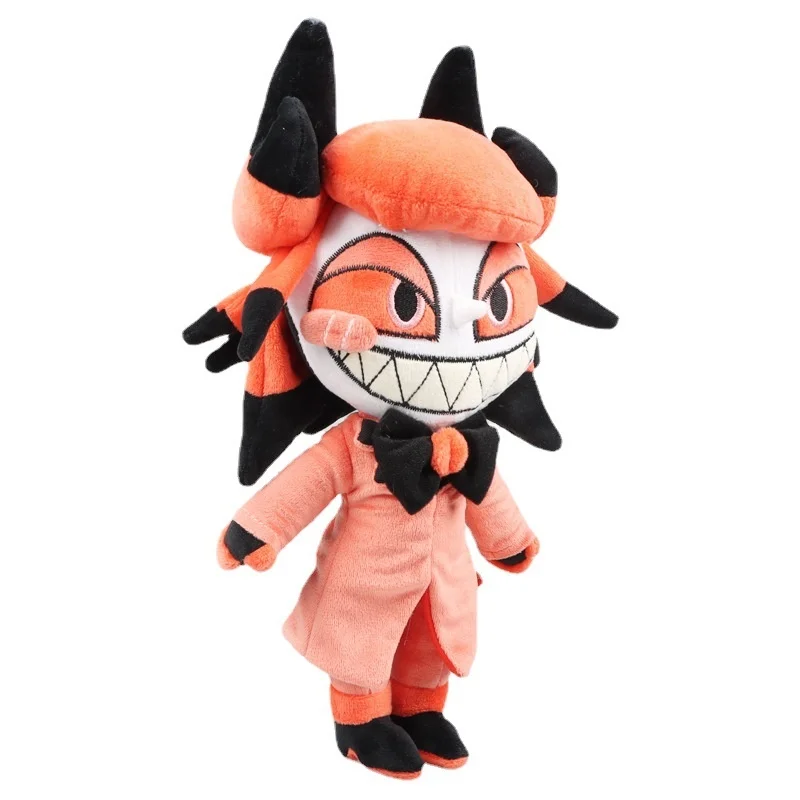 Plush Doll 30CM Alastor Plush Toys Hazbined Hotels Soft Animal Stuffed Doll Cute Plushie Figure Toys Hells Children Kids Christmas Gift