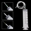 100-550ml Large Syringes With Tube for Liquid Plastic Syringes With Tip Cap for Glue Dispensing, Watering, Refilling, Feeding 2