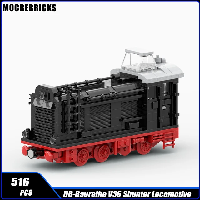 Small Lego Shunter MOC-104073 City Railway DR-Baureihe V36