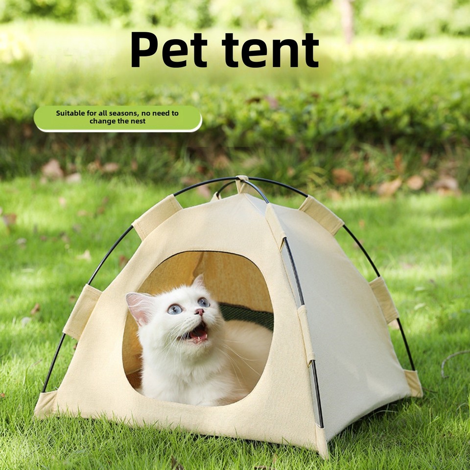 Cat Shelter Four Seasons Universal Cat Shelter for Young Cats Enclosed Removable and Washable Outdoor Waterproof Pet Cat Shelter