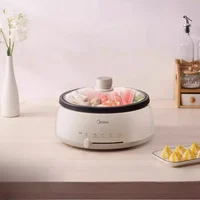 Midea 220V Electric Hotpot Household 4L Multifunctional Electric Cooking Pot Removable Electric Hot Pot Frying Pan 1