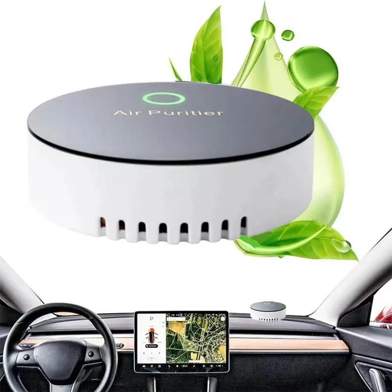 Car Air Sterilizer Purifier Usb Oxygen Cleaner Ozone Generator Air Purifier Filter Smoke Remover Smart Gadgets Car Supplies air purifier