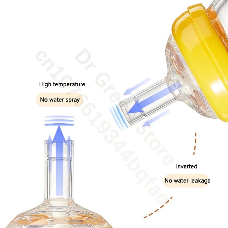 Suitable for pigeon all 5CM wide mouth bottles/straight drinking straw set accessories learning to drink gravity ball straw set
